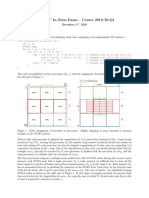 Par - 2 In-Term Exam - Course 2019/20-Q1: Memory Line