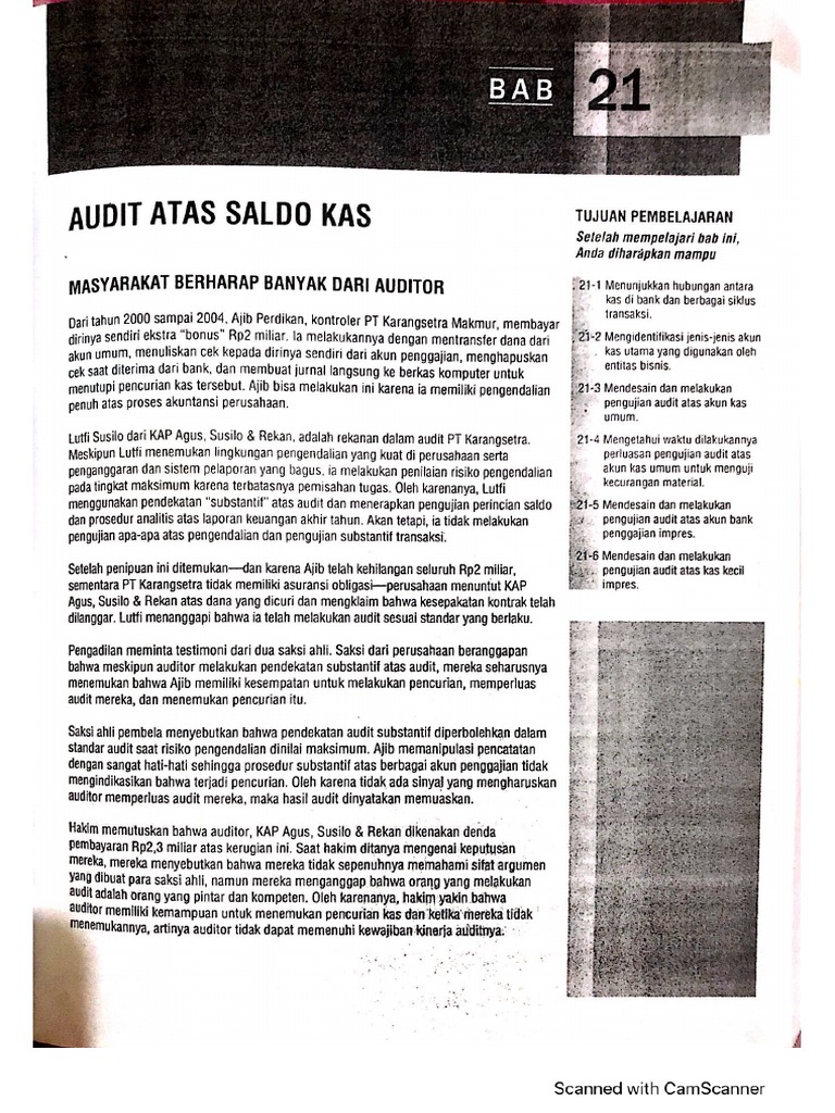 Bab 21 Audit 2 | PDF
