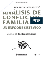 Análisis de Conflictos Familiares. Un Enfoque Sistémico PDF