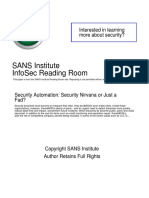 Security Automation Security Nirvana Fad 36417 PDF