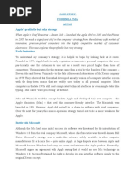 Case Study For B301A Tma Apple Apple's Profitable But Risky Strategy