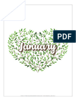 Green-planner-printable