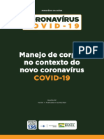 Manejo de Corpos Ministério Da Saúde PDF