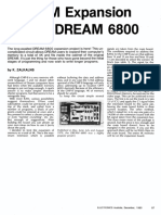 4K RAM Expansion for the DREAM 6800