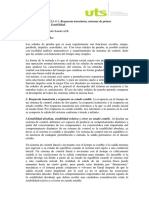 Sistemas de control: respuesta transitoria, orden y estabilidad