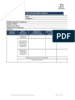 FR-HSE-003 01 Plan de Auditorias Internas