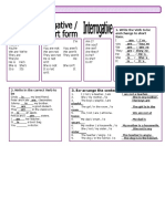 Write The Verb To Be and Change To Short Form.: 3. Re-Arrange The Sentence