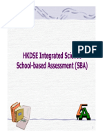HKDSE Integrated Science School-Based Assessment (SBA)