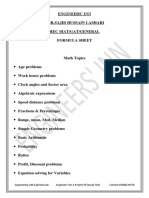 Formula-List by Engr Sajid Hussain PDF