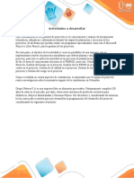 Planificación proyecto línea alimentos funcionales