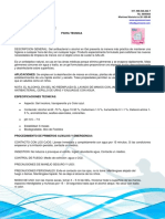 Ficha Tecnica Gel PDF