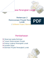 Perencanaan Proyek Perangkat Lunak