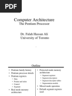 Computer Architecture: The Pentium Processor