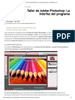 1 Taller de Adobe Photoshop - La Interfaz Del Programa