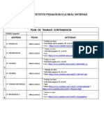 Plan de trabajo contingencia 2o