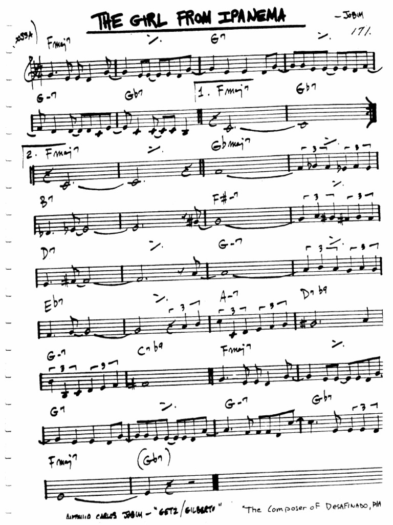 the-girl-from-ipanema-pdf