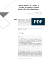 Quatro décadas de “Minas” e “Geraes”. A dimensão política da obra de Milton Nascimento