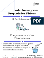 Las Disoluciones y Sus Propiedades Físicas PDF