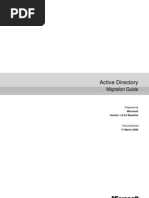 Active Directory Migration Guide