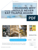 Why You Should NEVER Eat Tilapia Again! 