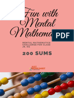 Fun With Mental Mathematics: 200 SUMS