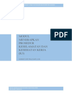 3.1 Menerapkan Prosedur Keselamatan Dan Kesehatan Kerja (K3)