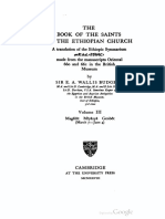 The Book of The Saints of The Ethiopian Church (T. 3) - E. A. Wallis Budge