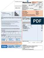 MetroGAS: Resumen de liquidación de servicios públicos