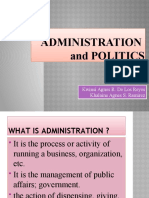Administration and Politics MPA
