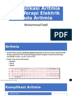 Komplikasi Aritmia Dan Terapi Elektrik Pada Aritmia