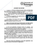 Judgment and Decree PDF