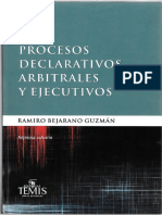 Procesos Declarativos, Arbitrales y Ejecutivos - Bejarano PDF