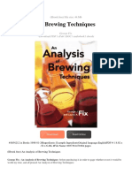 An Analysis of Brewing Techniques: George Fix Download PDF - Epub - Doc - Audiobook - Ebooks