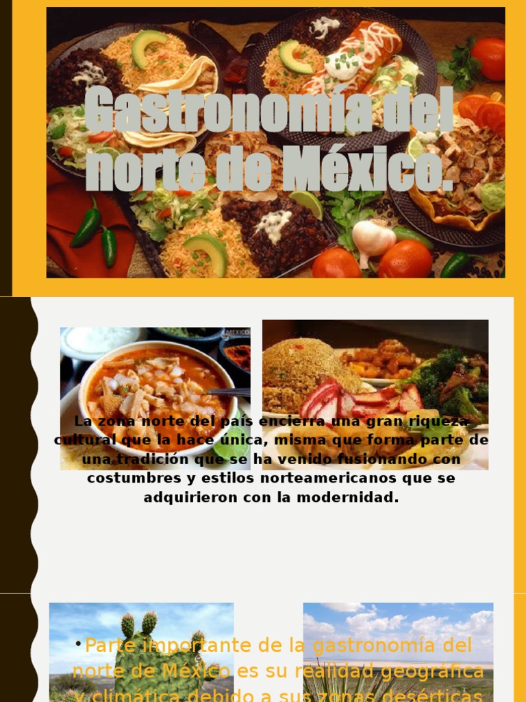 Gastronomia Del Norte de Mexico PDF Cocina mexicana Cocina