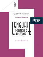 SKINNER - Lenguaje, Pol - Tica e Historia PDF