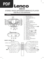 Lenco SCD-30 Manual ENG