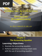 Chapter 3: The Accounting Equation (FAR By: Millan)