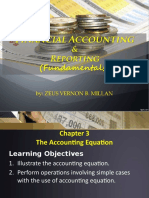 Chapter 3: The Accounting Equation (FAR By: Millan)