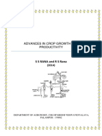 Advances in Crop Growth and Productivity SSR RSR 2014 PDF