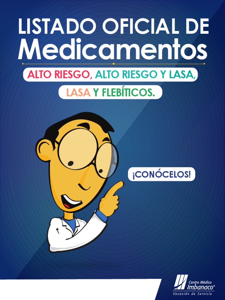 Listado de Medicamentos Alto Riesgo y LASA | PDF | Compuestos orgánicos