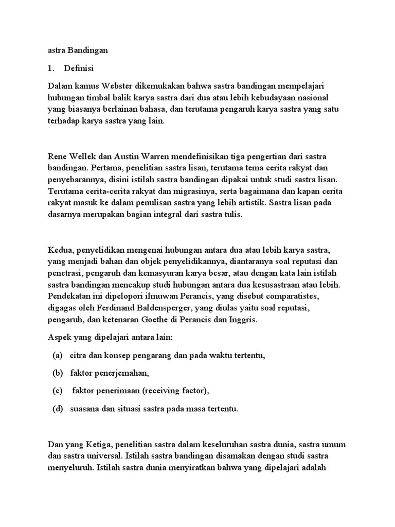 Materi Sastra Bandingan Pdf
