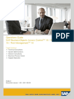 Operations Guide Sap Businessobjects Access Control 10 / Process Control 10 / Risk Management 10