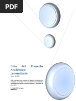 Guía para Proyectos Comunitarios | PDF | Comunidad | Presupuesto