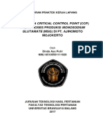 Penentuan Critical Control Point CCP Pad PDF