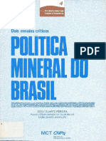 Política mineral do Brasil, dois ensaios críticos - Osny Duarte Pereira, 1987.pdf