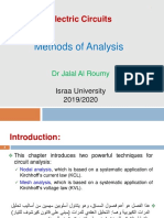 Electric Circuits: Methods of Analysis