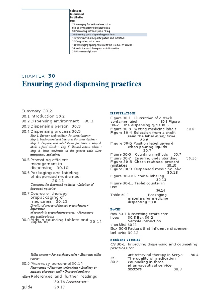 Good Dispensing Practices Overview | PDF | Medical Prescription | Pharmacy