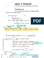 Chapter 4 Integrals: 41. Derivatives of Functions W (T)