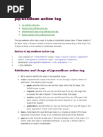 Attributes and Usage of Jsp:Usebean Action Tag