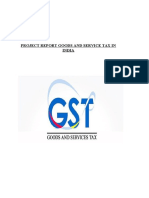 Project Report Goods and Service Tax in India